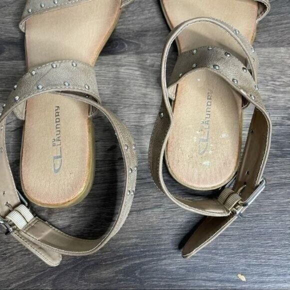 CL By Laundry Studded Wrap Ankle Sandals Size 9 Chinese Laundry - Picture 7 of 8